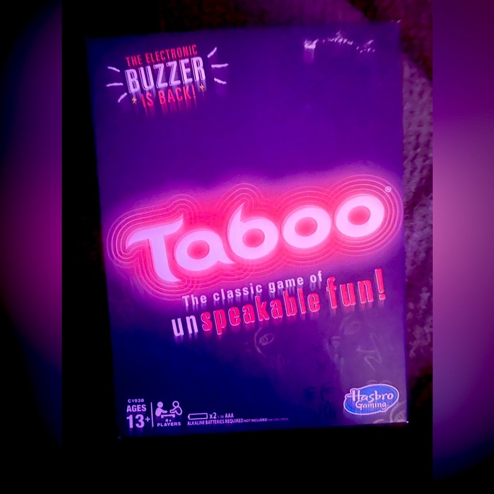 Taboo the classic game of UNSPEAKABLE FUN